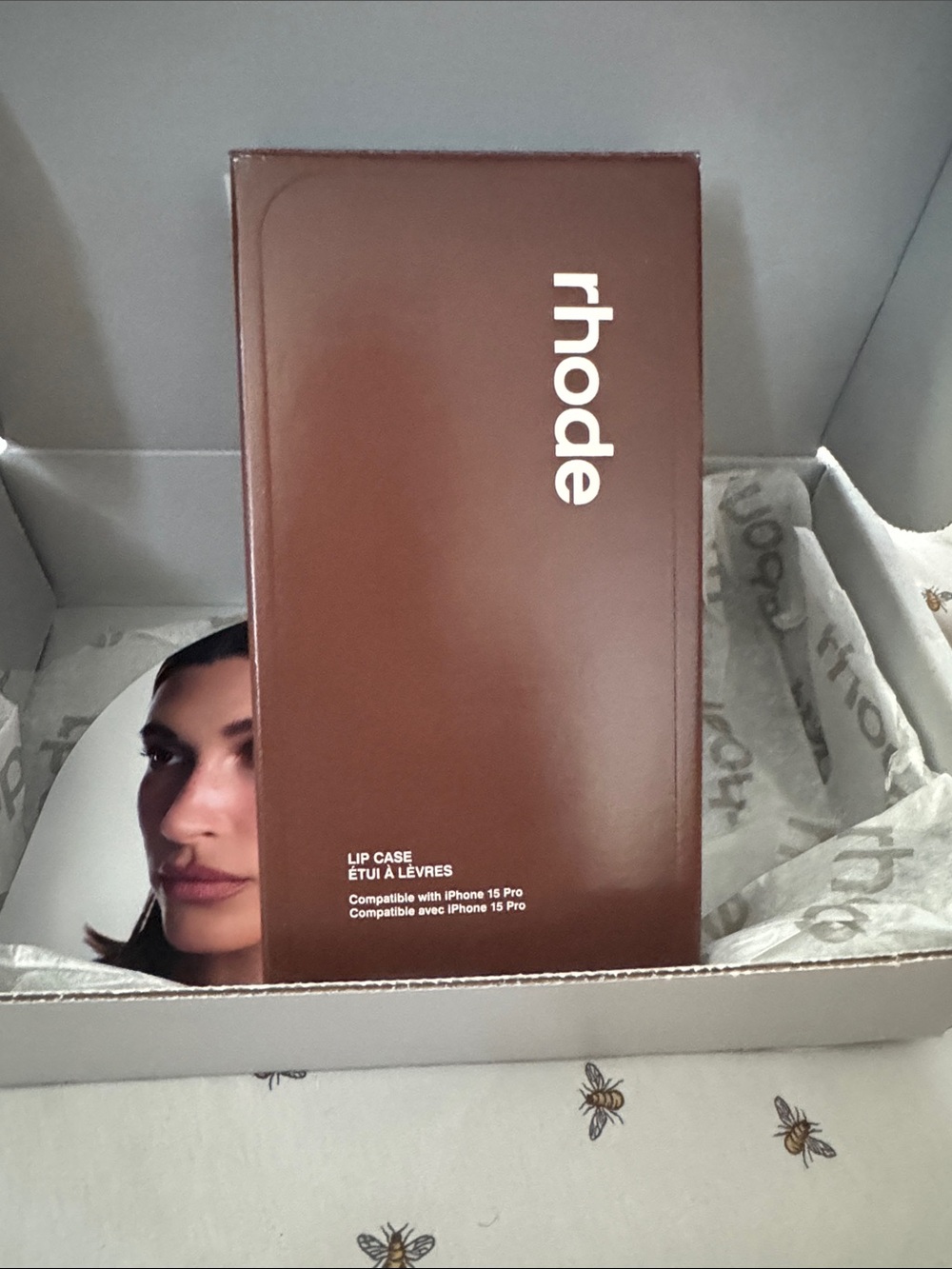 RHODE Phone Case in Dark Brown iPhone 15